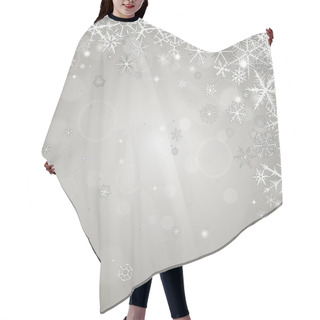 Personality  Winter Background Hair Cutting Cape