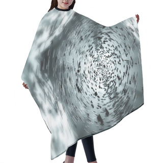 Personality  3d Explosion Background Hair Cutting Cape