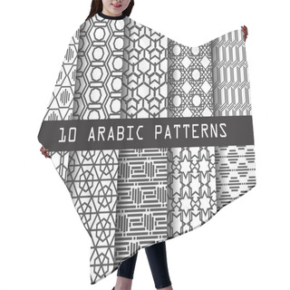 Personality  10 Arbic Patterns Hair Cutting Cape