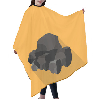 Personality  Pile Of Coal Rocks Hair Cutting Cape