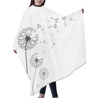 Personality  Seven Vector Dandelions Hair Cutting Cape