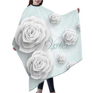 Personality  Paper Flowers Abstract Background - Vector Hair Cutting Cape