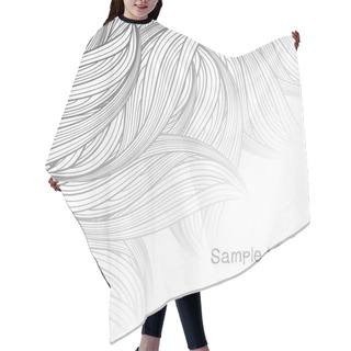 Personality  Abstract Background Of Fine Lines Hair Cutting Cape