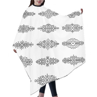 Personality  Borders Collection In Ethnic Style Hair Cutting Cape
