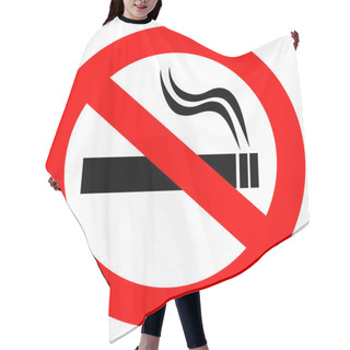 Personality  No Smoking Sign Hair Cutting Cape