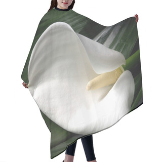 Personality  Calla Lily Flower Hair Cutting Cape