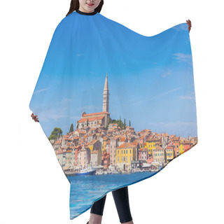 Personality  Panoramic View On Old Town Rovinj. Hair Cutting Cape