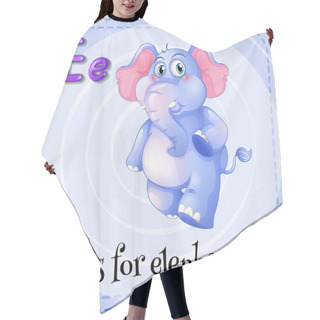 Personality  Letter E Hair Cutting Cape