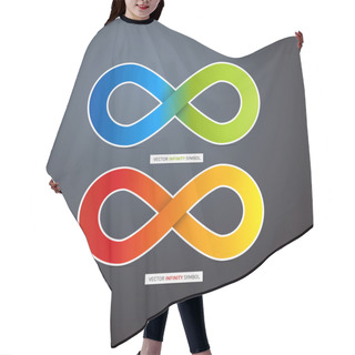 Personality  Vector Infinity Symbols Hair Cutting Cape