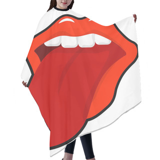 Personality  Mouth Hair Cutting Cape