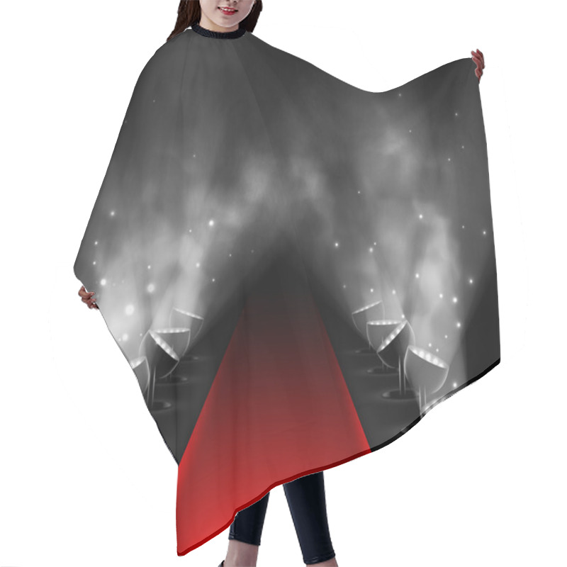 Personality  Red Carpet Hair Cutting Cape