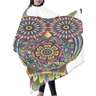 Personality  Funny Owl Hair Cutting Cape