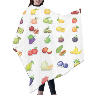 Personality  Mixed Fruit Hair Cutting Cape