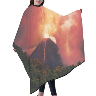 Personality  Erupting Volcano Hair Cutting Cape