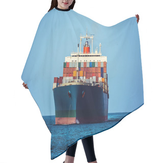 Personality  Container Ship Hair Cutting Cape