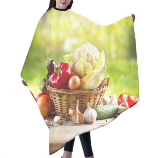 Personality  Organic Vegetables Hair Cutting Cape