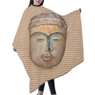 Personality  Tribal Mask Hair Cutting Cape