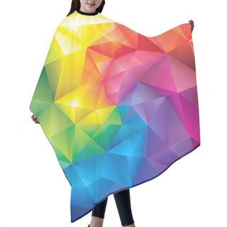 Personality  Colors Background. Hair Cutting Cape