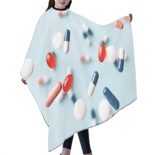 Personality  Flying Pill Tablet Capsule Levitation Medicine. Medical Treatment For Disease Flu Virus Hair Cutting Cape