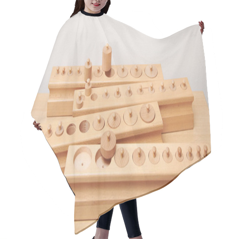 Personality  Montessori  Toy Material Hair Cutting Cape