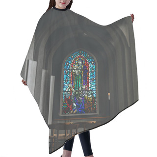 Personality  Stained Glass Window Hair Cutting Cape