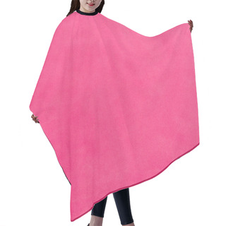 Personality  Pink Leather Texture Hair Cutting Cape