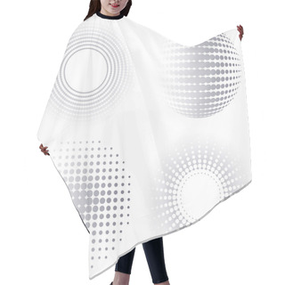 Personality  Halftone Design Elements  Hair Cutting Cape