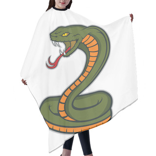 Personality  Cobra Snake Mascot Hair Cutting Cape