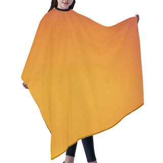 Personality  Full Frame View Of Empty Bright Orange Abstract Background Hair Cutting Cape