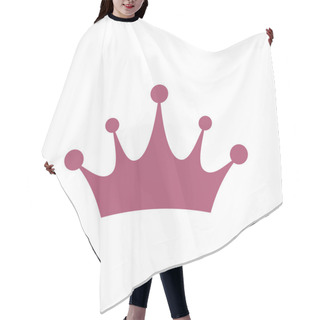 Personality  Princess Crown, Vector Illustration Hair Cutting Cape