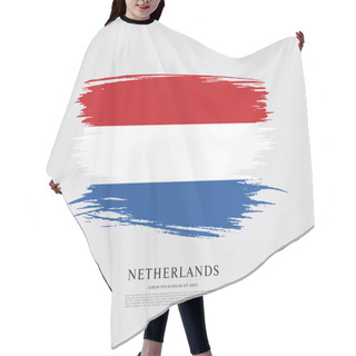 Personality  Flag Of Netherlands Background Hair Cutting Cape