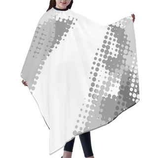 Personality  Abstract Halftone Background Hair Cutting Cape