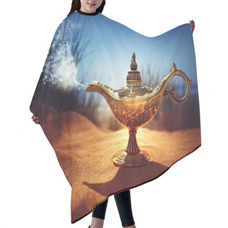 Personality  Magic Lamp In The Desert  Hair Cutting Cape