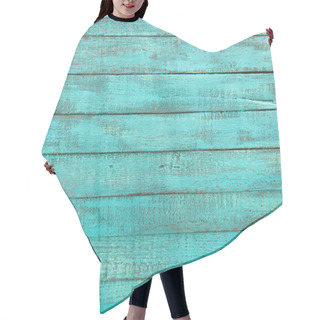 Personality  Turquoise Wooden Background Hair Cutting Cape