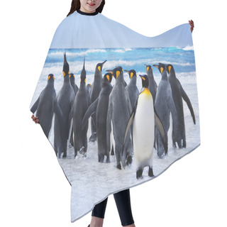 Personality  King Penguins Hair Cutting Cape