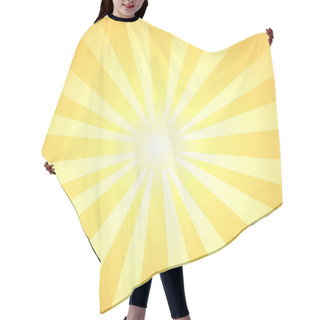 Personality  Sun Rays Background Hair Cutting Cape