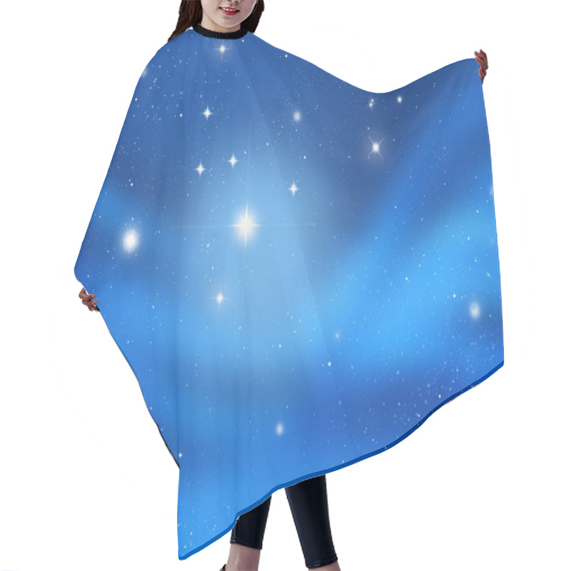 Personality  Starry Sky Background Hair Cutting Cape