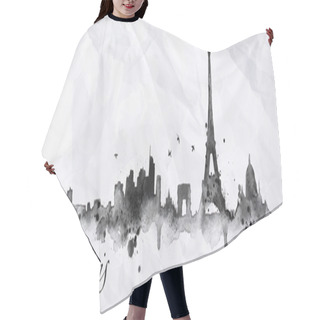 Personality  Silhouette Ink Paris Hair Cutting Cape