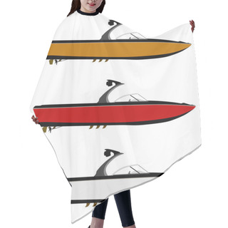 Personality  Motorboat Hair Cutting Cape