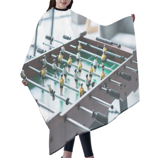 Personality  Foosball At Modern Office Hair Cutting Cape