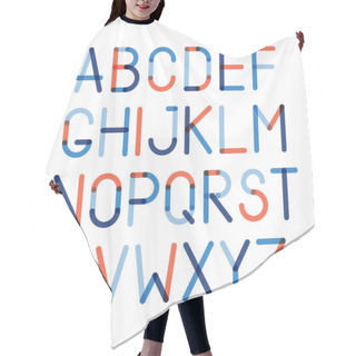 Personality  Color Alphabet Hair Cutting Cape