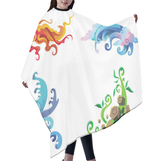 Personality  The Four Elements Hair Cutting Cape