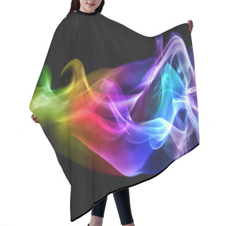Personality  Colorful Smoke Hair Cutting Cape