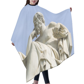 Personality  Statue Of Socrates From The Academy Of Athens,Greece Hair Cutting Cape