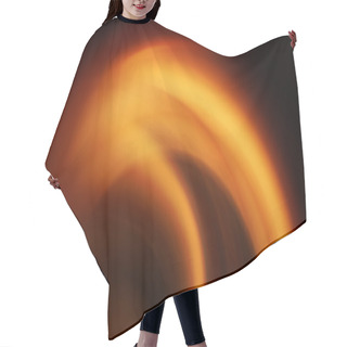 Personality  Abstract Orange Background Hair Cutting Cape