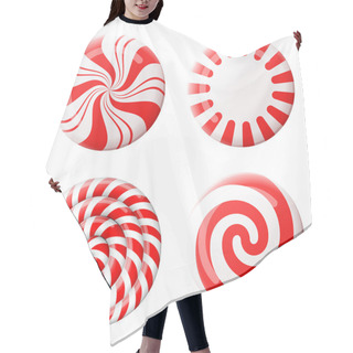 Personality  Christmas Round Candy Set Hair Cutting Cape