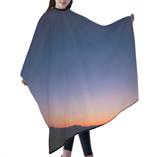 Personality  Sunset And Blue Mountain Hair Cutting Cape