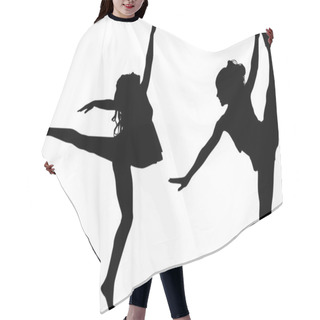 Personality  Silhouette Sport Dance Hair Cutting Cape