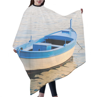 Personality  Old Wooden Rowboat Hair Cutting Cape