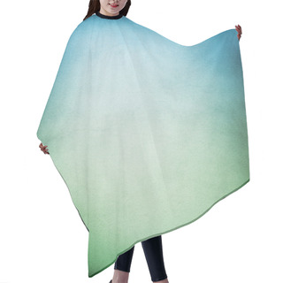 Personality  Blue Green Background Hair Cutting Cape